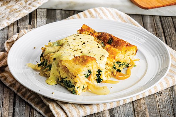 Latke Florentine Breakfast Bake